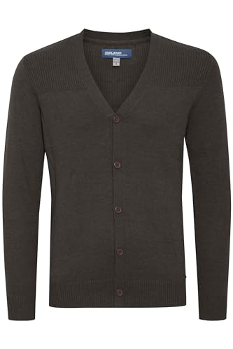 BLEND BHCaden Herren Strickjacke Cardigan Feinstrick, Größe:L, Farbe:Charcoal Mix (200278) von b BLEND