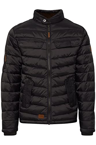 Blend Camaro Herren Steppjacke Übergangsjacke Jacke mit Stehkragen, Größe:L, Farbe:Black (70155) von b BLEND