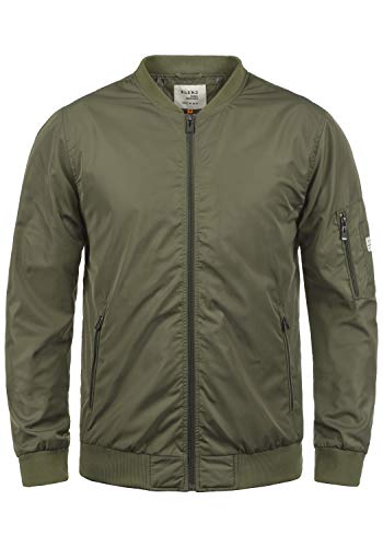 Blend Craz Herren Bomberjacke Übergangsjacke Jacke Mit Stehkragen, Größe:L, Farbe:Dusty Olive Green (77203) von b BLEND