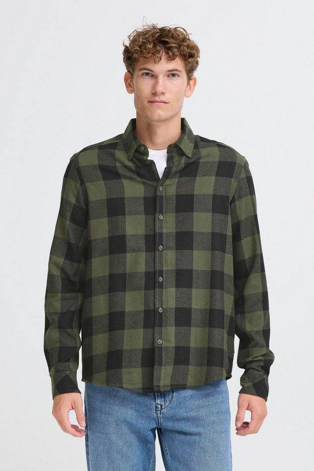 Blend Flanellhemd BHOrma Modernes Flanellhemd mit Knopfleiste von Blend