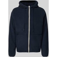 Blend Fleecejacke mit Kapuze Modell 'FROST' in Dunkelblau, Größe XL von Blend