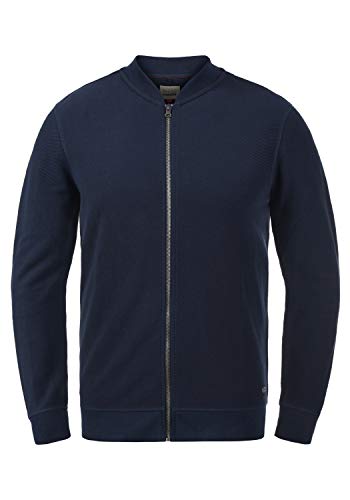 Blend Frank Herren Sweatjacke Cardigan Jacke, Größe:L, Farbe:Navy (70230) von b BLEND