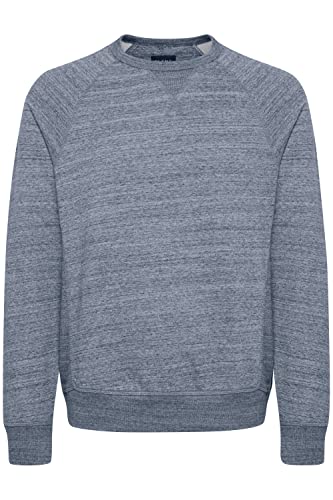 Blend BHAlton Crew Neck Sweatshirt Crew Neck Sweatshirt Herren Sweatshirt Pullover Pulli mit Rundhalsausschnitt, Größe:L, Farbe:Dark Navy Blue (74645) von b BLEND