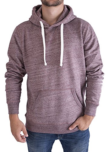 Blend BHBHAlton Hood Sweatshirt Hood Sweatshirt Herren Kapuzenpullover Hoodie Pullover mit Kapuze, Größe:M, Farbe:Wine red (73812) von b BLEND