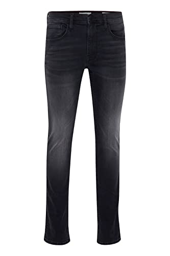 Blend 20707721 Herren Jeans Hose Denim Pant Multiflex mit Stretch 5-Pocket Jet Fit Flim Fit, Größe:W38/30, Farbe:Denim washed black (201001) von b BLEND