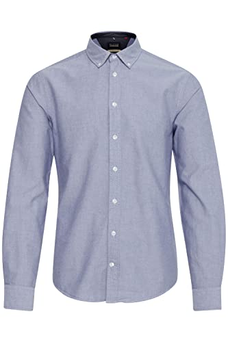 Blend BHBHNAIL Shirt Shirt Herren Freizeit Hemd mit klassischem Hemdkragen aus, Größe:M, Farbe:Marina Blue (74674) von b BLEND