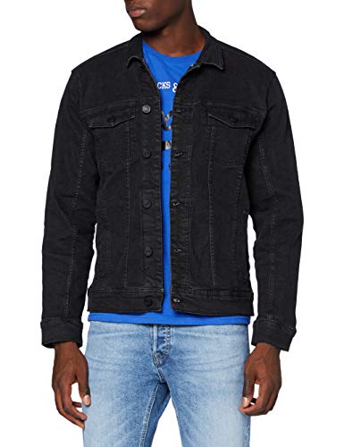 Blend BHBHNARIL Outerwear Outerwear Herren Jeansjacke Denim Übergangsjacke, Größe:L, Farbe:Denim black (200297) von b BLEND