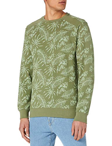 Blend Herren 20712128 Pullover, 180420_Four Leaf Clover, XL von b BLEND