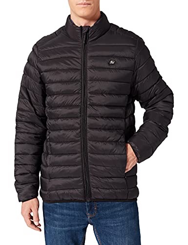 Blend BHRomseyBH jacket Herren Steppjacke Übergangsjacke Jacke gefüttert mit Stehkragen, Größe:M, Farbe:Black (194007) von b BLEND