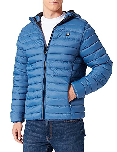 Blend 20712462 BHRomsey Hood Herren Steppjacke Übergangsjacke Jacke leicht gepaddete Jacke mit Kapuze Regular Fit, Größe:S, Farbe:Ensign Blue (194026) von b BLEND