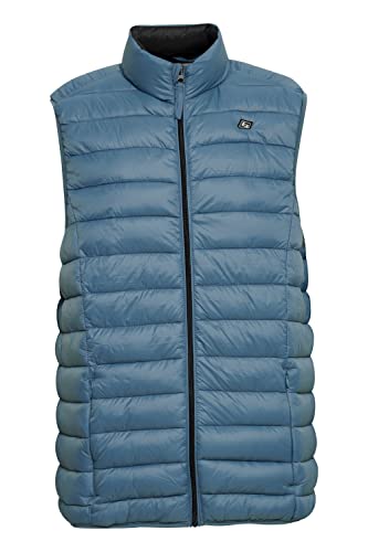 Blend BHRomsey Herren Weste Steppweste Outdoor Weste mit Stehkragen, Größe:2XL, Farbe:Bluestone (184217) Blend BHRomsey Herren Weste Steppweste Outdoor Weste mit Stehkragen, Größe:2XL, Farbe:Bluestone (184217) von b BLEND