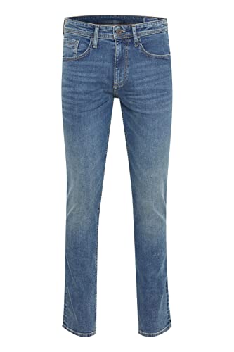 Blend BHJet fit NOOS fit - NOOS Herren Jeans Hose Denim Slim Fit, Größe:W33/30, Farbe:Denim Middle Blue (200291) von Blend