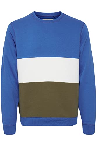 Blend BHSweatshirt 20713643 Herren Sweatshirt Pullover Pulli mit Rundhalsausschnitt, Größe:M, Farbe:Nautical Blue (194050) von b BLEND