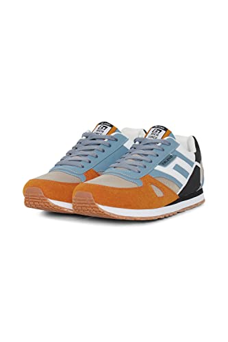 Blend Footwear BHFootwear Sneaker Herren Schuhe Turnschuhe aus Veloursleder und Textil, Größe:41, Farbe:Bluestone (184217) von b BLEND