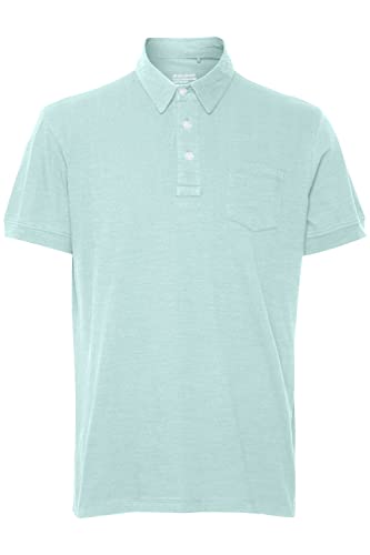 Blend BHPolo Herren Poloshirt Polohemd T-Shirt mit Polokragen aus 100% Baumwolle, Größe:L, Farbe:Canal Blue (144810) von b BLEND