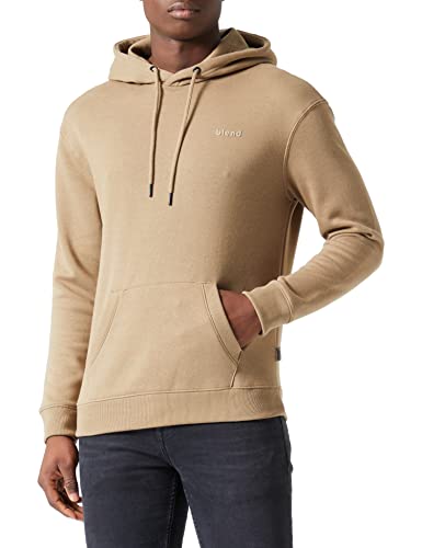 Blend Herren BHDownton Hood Sweatshirt Kapuzenpullover, 171118_Lead Gray, L von Blend