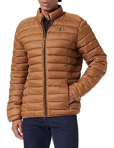 Blend BHRomsey Herren Steppjacke Übergangsjacke Herrenjacke Jacke gefüttert mit Stehkragen, Größe:XL, Farbe:Coffee Liqueúr (180930) von b BLEND