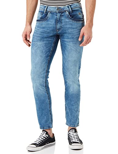 Blend BHBlizzard fit NOOS fit - NOOS Herren Jeans Hose Denim Regular Fit, Größe:W31/32, Farbe:Denim Middle Blue (76201) von b BLEND