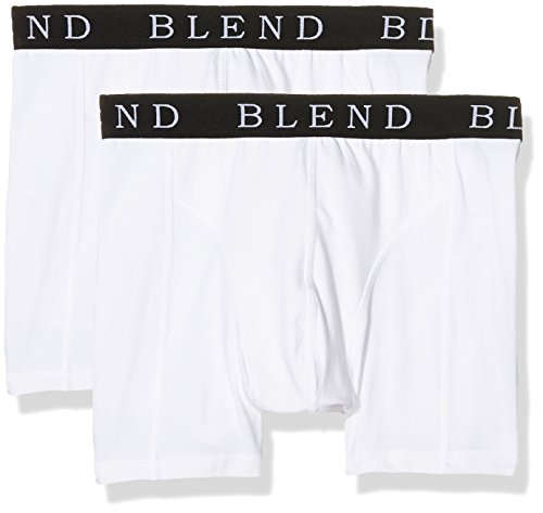 Blend Herren Boxershorts Underwear, 2er Pack, Weiß (White 70002), Medium von Blend