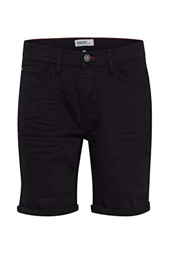 Blend 20713326 Herren Jeans Shorts Kurze Denim Shorts 5-Pocket mit Stretch Twister Fit Slim/Regular Fit, Größe:2XL, Farbe:Denim Black (200297) von b BLEND