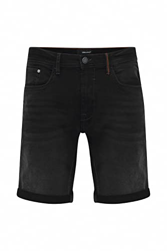 Blend 20715422 Herren Jeans Shorts Kurze Denim Shorts 5-Pocket mit Stretch Twister Fit Slim/Regular Fit, Größe:XL, Farbe:Denim Black (200297) von b BLEND