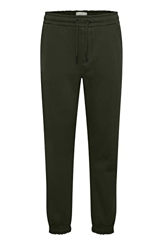 Blend BHDownton Herren Sweatpants Sweat Hose Jogginghose Sporthose mit Kordeln Regular Fit, Größe:M, Farbe:Forest Night (190414) von b BLEND