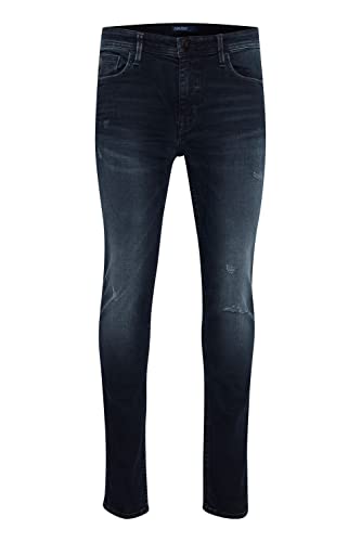Blend 20710666 Herren Jeans Hose Denim 5-Pocket mit Stretch Echo Fit Skinny Fit, Größe:32/32, Farbe:Denim Blue Black (200298) von b BLEND