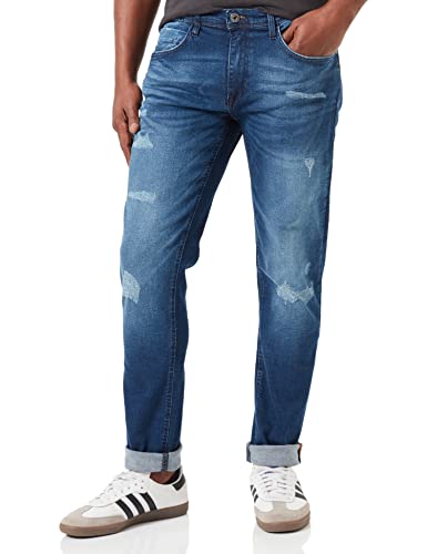 Blend Herren Jet Slim Fit-Mulitiflex Jeans, 200292/Denim Dark Blue, 34/34 von Blend