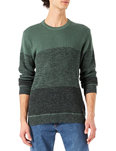 Blend Herren Knit Pullover, 186011/Duck Green, L von Blend