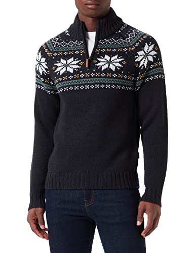 Blend Herren Knit Pullover, 194007/Black, L von Blend