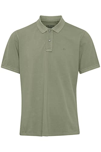 Blend BHEdington polo Herren Poloshirt Polohemd geschwaschene Qualität Polokragen Hochwertiger Baumwoll-Pikee Regular Fit, Größe:XL, Farbe:Oil Green (170115) von b BLEND