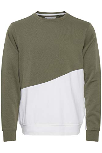 Blend Herren Pullover Sweatpullover 20712132, Größe:S, Farbe:Four Leaf Clover (180420) von b BLEND