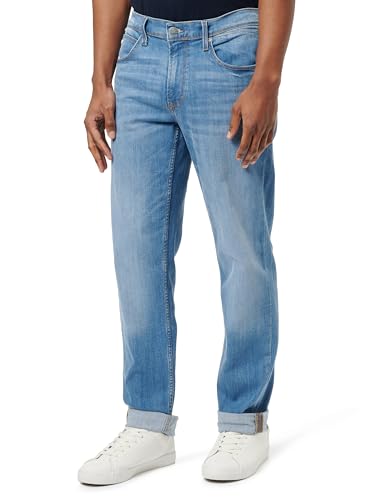 BLEND BHRock Herren Jeanshose Hose mit Eingrifftaschen Gürtelschlaufen Stretch Baumwollmischung Regular Fit, Größe:34, Farbe:Light Blue - 32 (76103-L32) von Blend