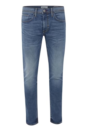 Blend Herren Slim Fit Jeans Basic Hose Denim Pants Tapered Trousers Stoned Washed Twister FIT, Farben:Blau-2, Größe Jeans:36W / 30L, Z-Länge:L30 von Blend