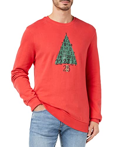 Blend Herren Sweat Pullover Sweatshirt, 181655/Mars Red, M von Blend