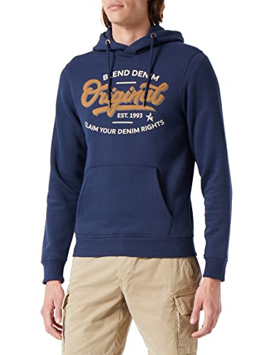 Blend Herren Sweatshirt, 194024/Dress Blues, L von Blend