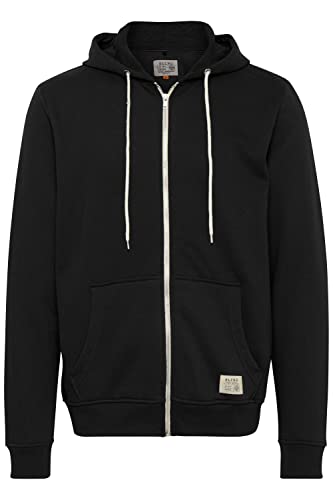 Blend BHNOAH Herren Sweatjacke Kapuzenjacke Hoodie mit Kapuze und Reißverschluss, Größe:M, Farbe:Black (70155) von b BLEND