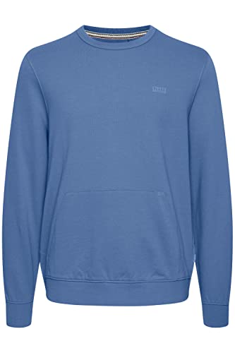 Blend BHSweatshirtHerren Sweatshirt Pullover Pulli mit Rundhalsausschnitt ASU 100% Baumwolle, Größe:L, Farbe:Dutch Blue (183928) von b BLEND