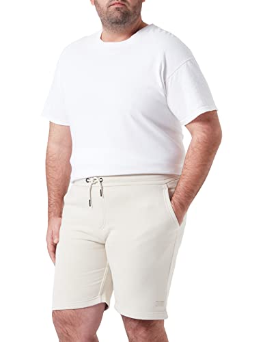 Blend BHDownton Herren Sweatshorts Kurze Hose Jogginghose Sporthose mit Kordeln Regular Fit, Größe:L, Farbe:Oyster Gray (141107) von b BLEND