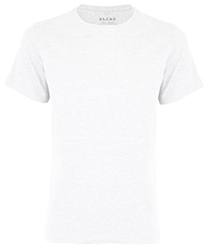 Blend Herren O-Neck T-Shirt, Weiß (White 70002), Large (Herstellergröße: L) von Blend