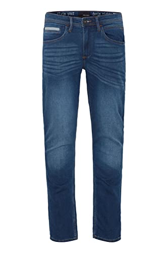 Blend 20714514 Herren Jeans Hose Denim 5-Pocket mit Stretch Twister Fit Slim/Regular Fit, Größe:33/32, Farbe:Denim Middle Blue (200291) von b BLEND