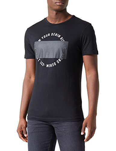 Blend Herren s/s T-Shirt, 194007/Black, L von Blend