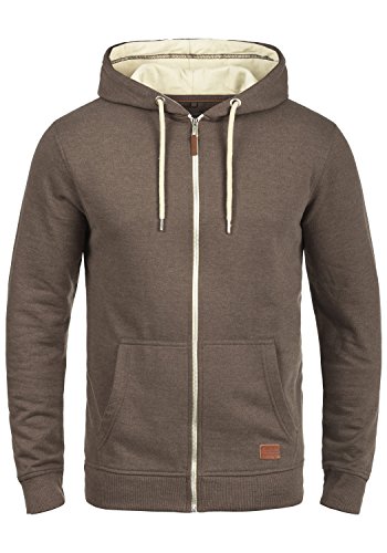 Blend Hulker 20704468ME Zip-Hood, Größe:S, Farbe:Mocca Mix (70816) von b BLEND