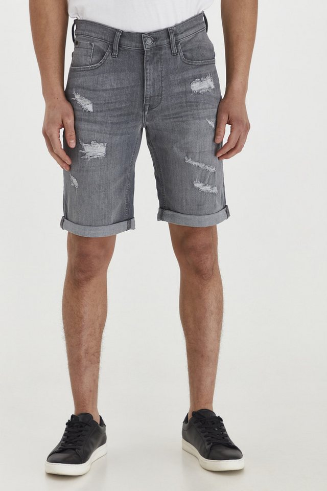 Blend Jeansshorts BHDeniz Stilvolle 5-Pocket-Jeansshorts mit Destroyed-Effekten von Blend