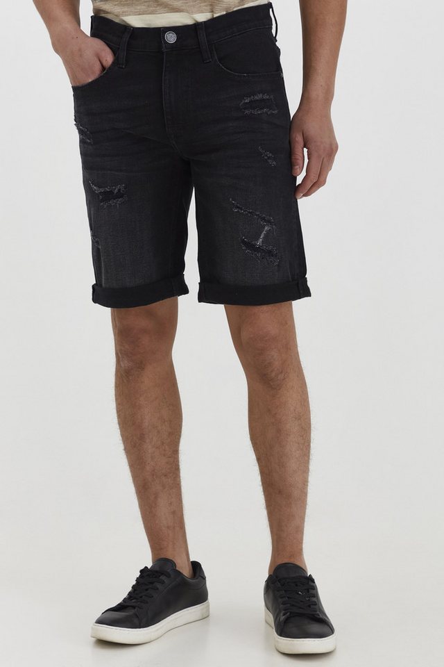 Blend Jeansshorts BHDeniz Stilvolle 5-Pocket-Jeansshorts mit Destroyed-Effekten von Blend