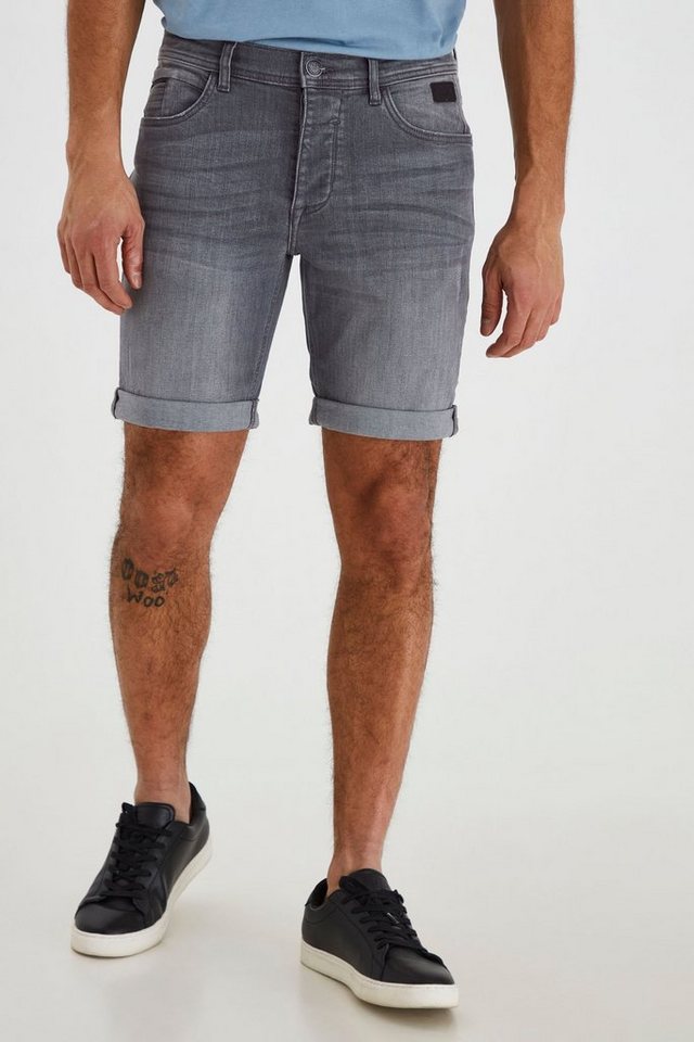 Blend Jeansshorts BHMartels Stilvolle 5-Pocket-Jeansshorts mit Used Look Effekt von Blend