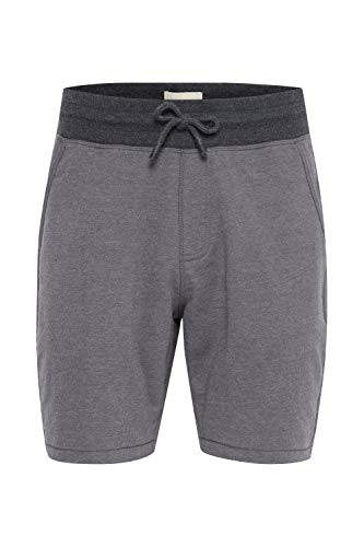 Blend Julio Herren Sweatshorts Kurze Hose Sport- Shorts aus hochwertiger Baumwollmischung Meliert, Größe:L, Farbe:Pewter Mix (70817) von b BLEND