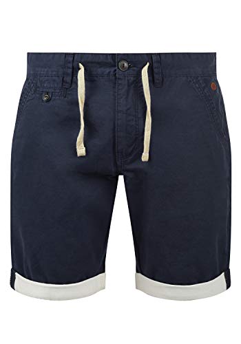 Blend BHKankuro Herren Chino Shorts Bermuda Kurze Hose mit Kordeln Regular Fit, Größe:L, Farbe:Navy (70230) von b BLEND