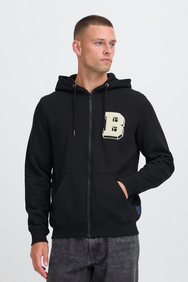 Blend Kapuzenpullover BHBadel Gemütliche Sweatjacke mit Kapuze und Stickerei von Blend