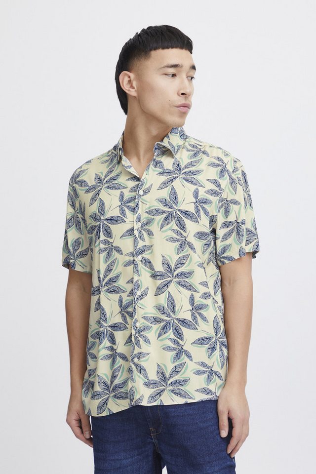 Blend Kurzarmshirt BHShirt Lässiges florales Kurzarmhemd von Blend